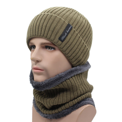 Knitted wool cap