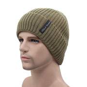 Knitted wool cap