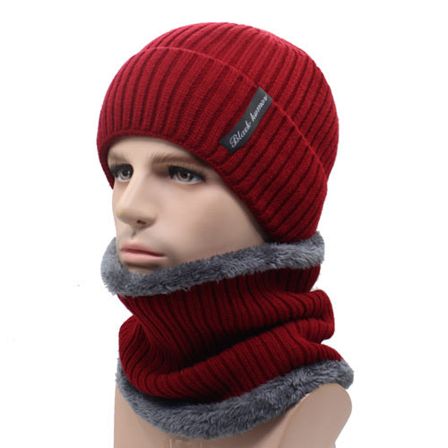 Knitted wool cap