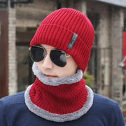 Knitted wool cap