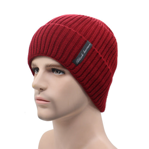 Knitted wool cap