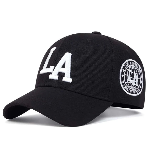 Unisex LA Letter Embroidery Snapback Baseball Caps