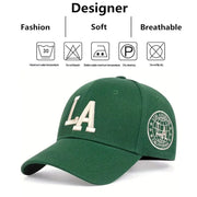 Unisex LA Letter Embroidery Snapback Baseball Caps