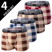 4-piece MEN'S FASHION Printed Underwear