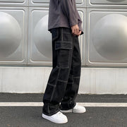 Cargo jeans Men Wide Leg Jeans