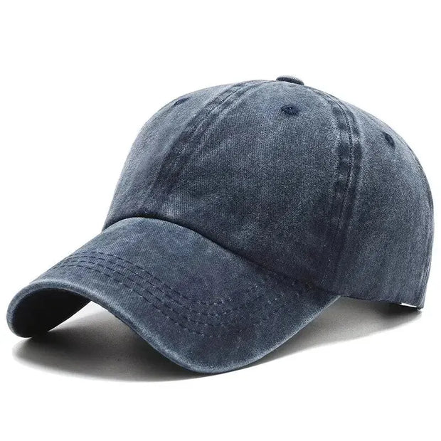 Four Seasons New Men's Bare Plate Washed Baseball Cap