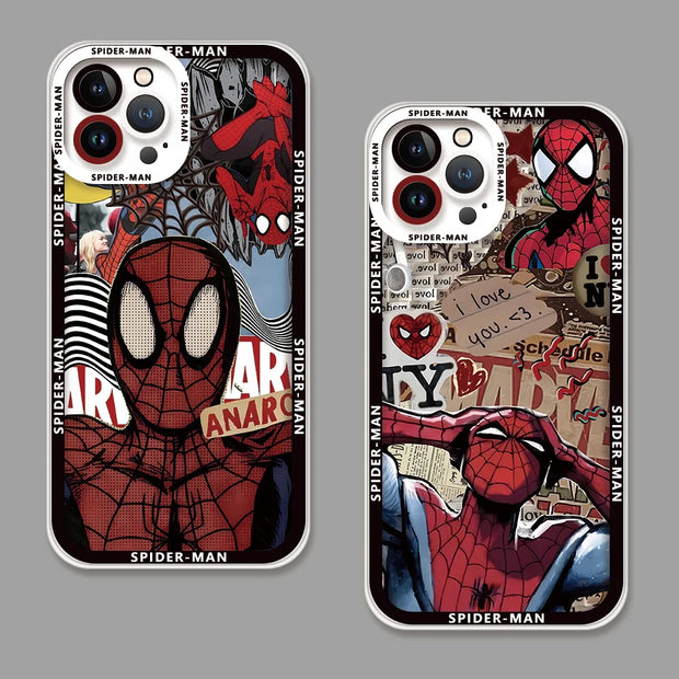 Fashionable Spider Man Marvel Creative Phone Case For iphone