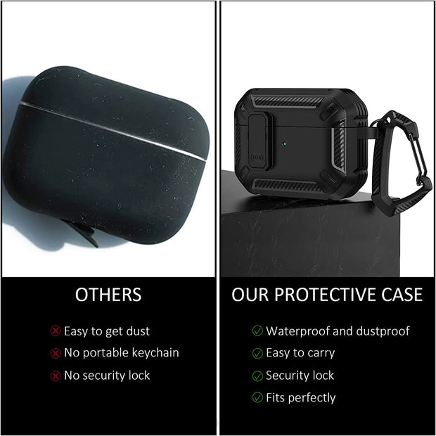 carbon fibre for Airpods Pro 2 Case With Switch headset Case