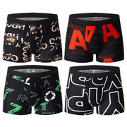 4-piece MEN'S FASHION Printed Underwear