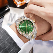 Hip Hop Iced Out Watch Men Luxury Brand Diamond