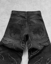 Y2k Hip Hop Baggy Jeans for Men