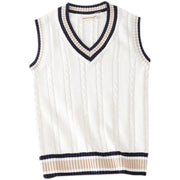 Sweater Vest Men Sleeveless Knit