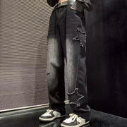 Stars Patchwork Men Jeans