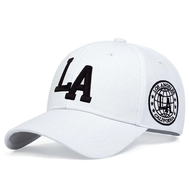 Unisex LA Letter Embroidery Snapback Baseball Caps