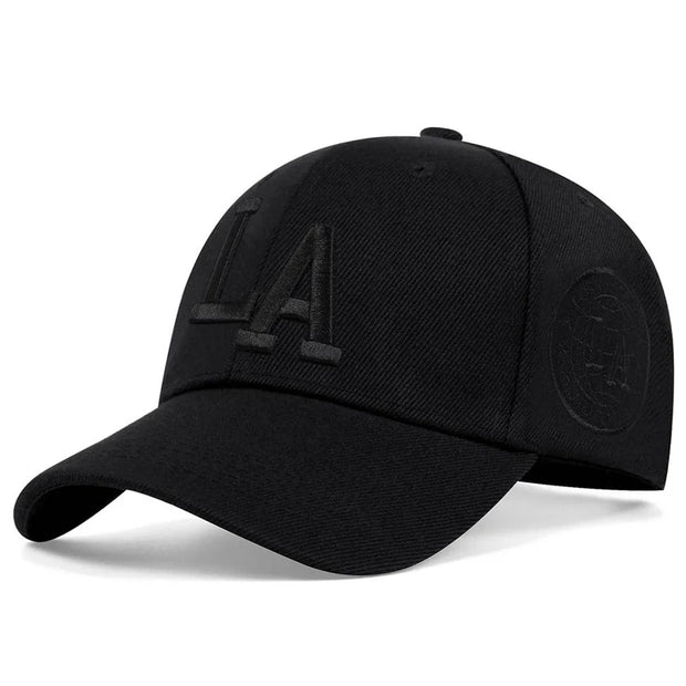 Unisex LA Letter Embroidery Snapback Baseball Caps