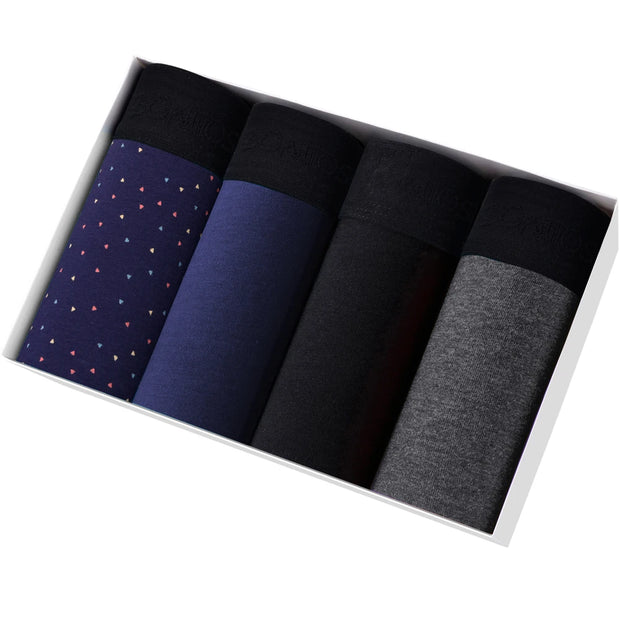 4pcs Boxer Shorts Men's Panties