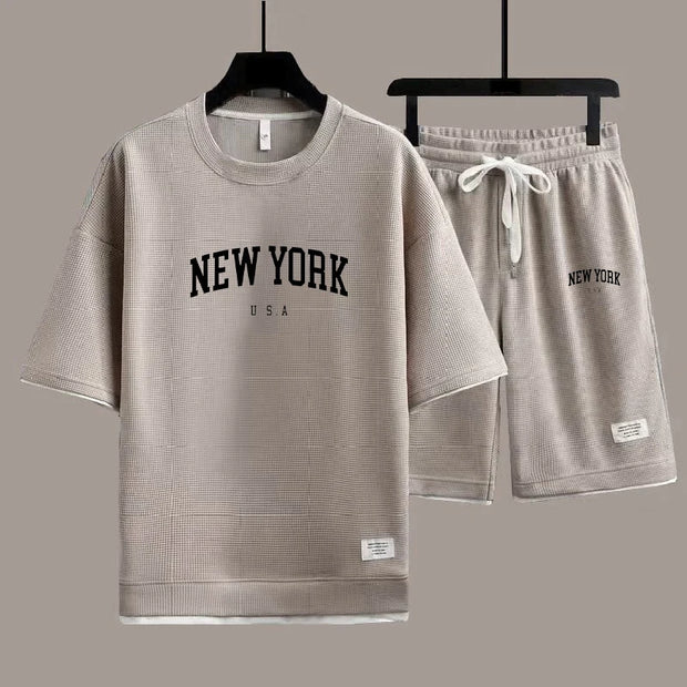 New York U.S.A T-shirts Short Pants