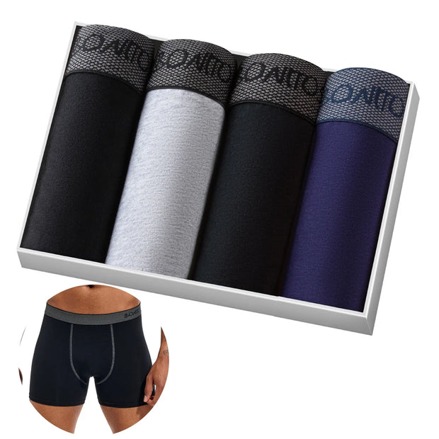 4pcs Boxer Shorts Men's Panties