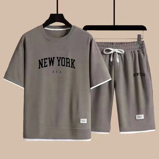 New York U.S.A T-shirts Short Pants