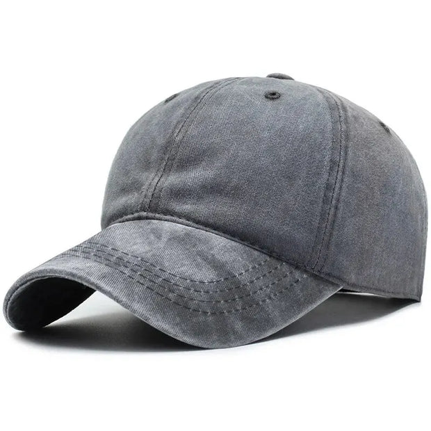 Four Seasons New Men's Bare Plate Washed Baseball Cap