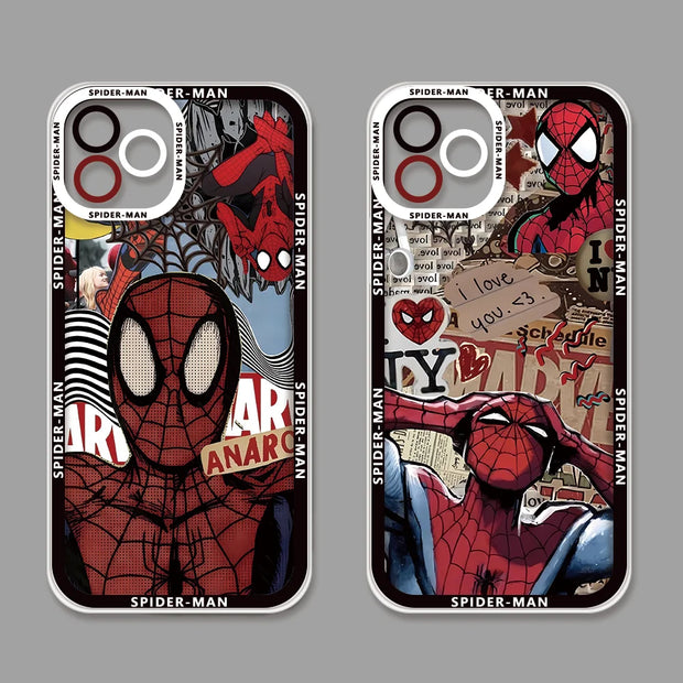 Fashionable Spider Man Marvel Creative Phone Case For iphone