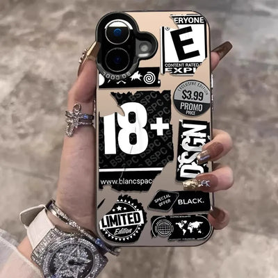 Trend Luxury Label For Men Phone Case For iPhones