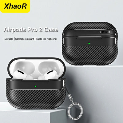 For Original Airpods Pro 2 Case Carbon Fiber