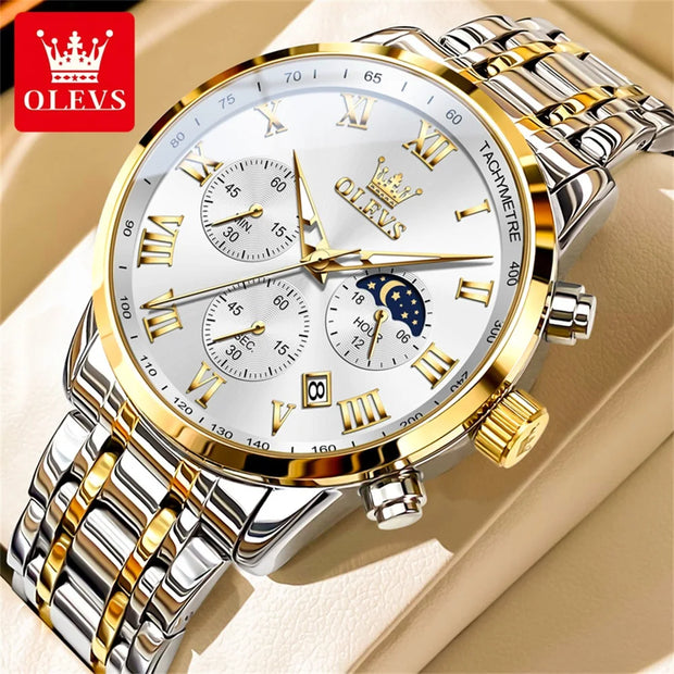 OLEVS 5529 Mens Quartz Watch (Waterproof)