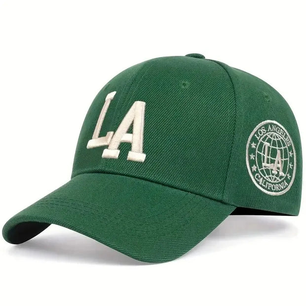 Unisex La Letter Embroidery Baseball Caps