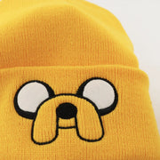 Cartoon Adventure Time Adult Embroidery Knitted Hats