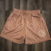 2023 Summer Men Gym Shorts Eric Emanuel EE Basic Short New EE Flame Men Women Mesh Basketball Shorts Casual Breathable