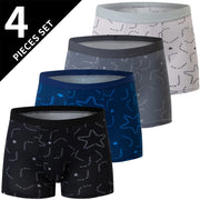 4-piece MEN'S FASHION Printed Underwear