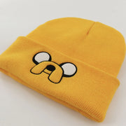 Cartoon Adventure Time Adult Embroidery Knitted Hats