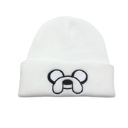 Cartoon Adventure Time Adult Embroidery Knitted Hats